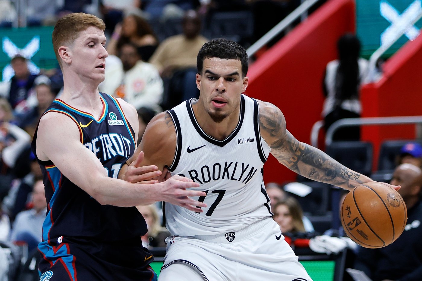 Nets end 10-game losing streak by rallying from down 23 points to stun Pistons 107-105 | iNFOnews.ca