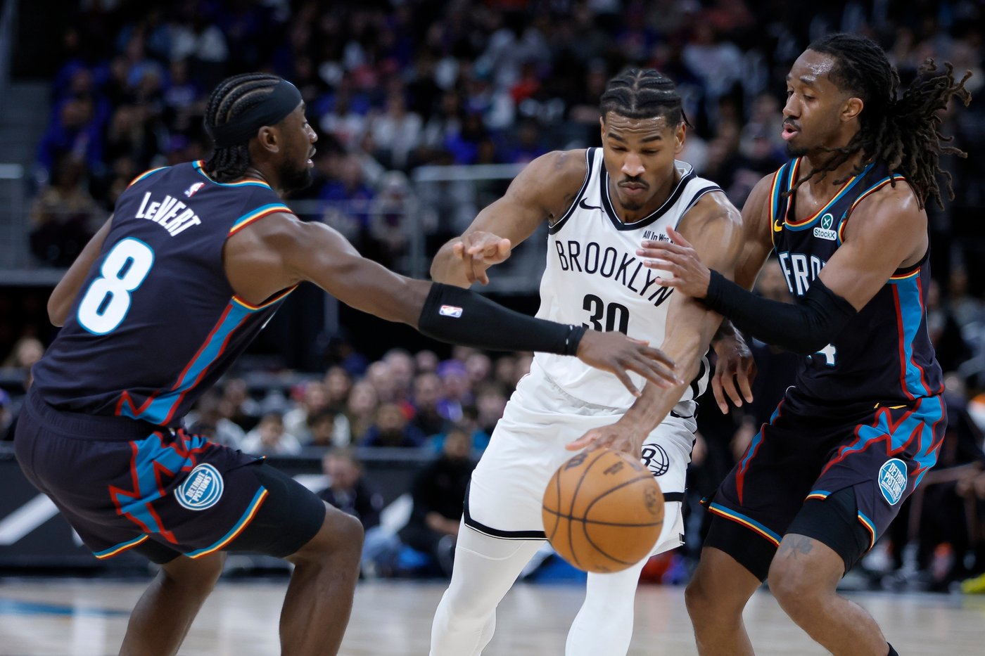 Nets end 10-game losing streak by rallying from down 23 points to stun Pistons 107-105 | iNFOnews.ca