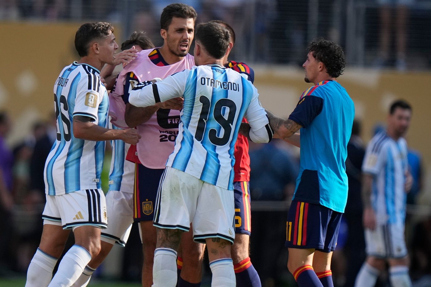 FIFA investigates Argentina players confronting Spain’s on-field World Cup celebrations | iNFOnews.ca FIFA investigates Argentina players confronting Spain’s on-field World Cup celebrations | iNFOnews.ca