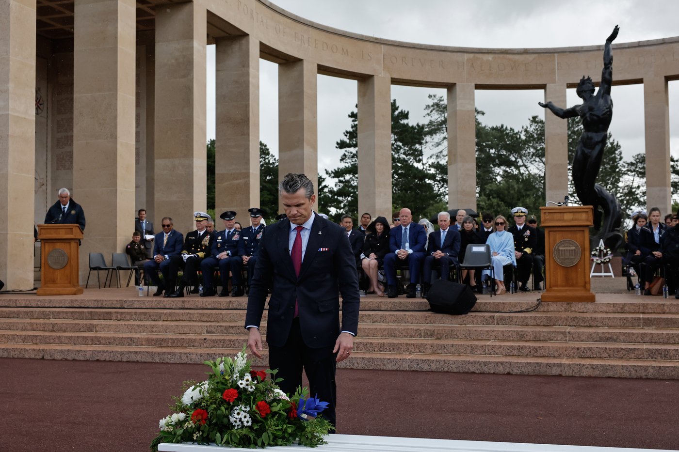Hegseth invokes immigration and ‘invasion’ in D-Day speech in France | iNFOnews.ca