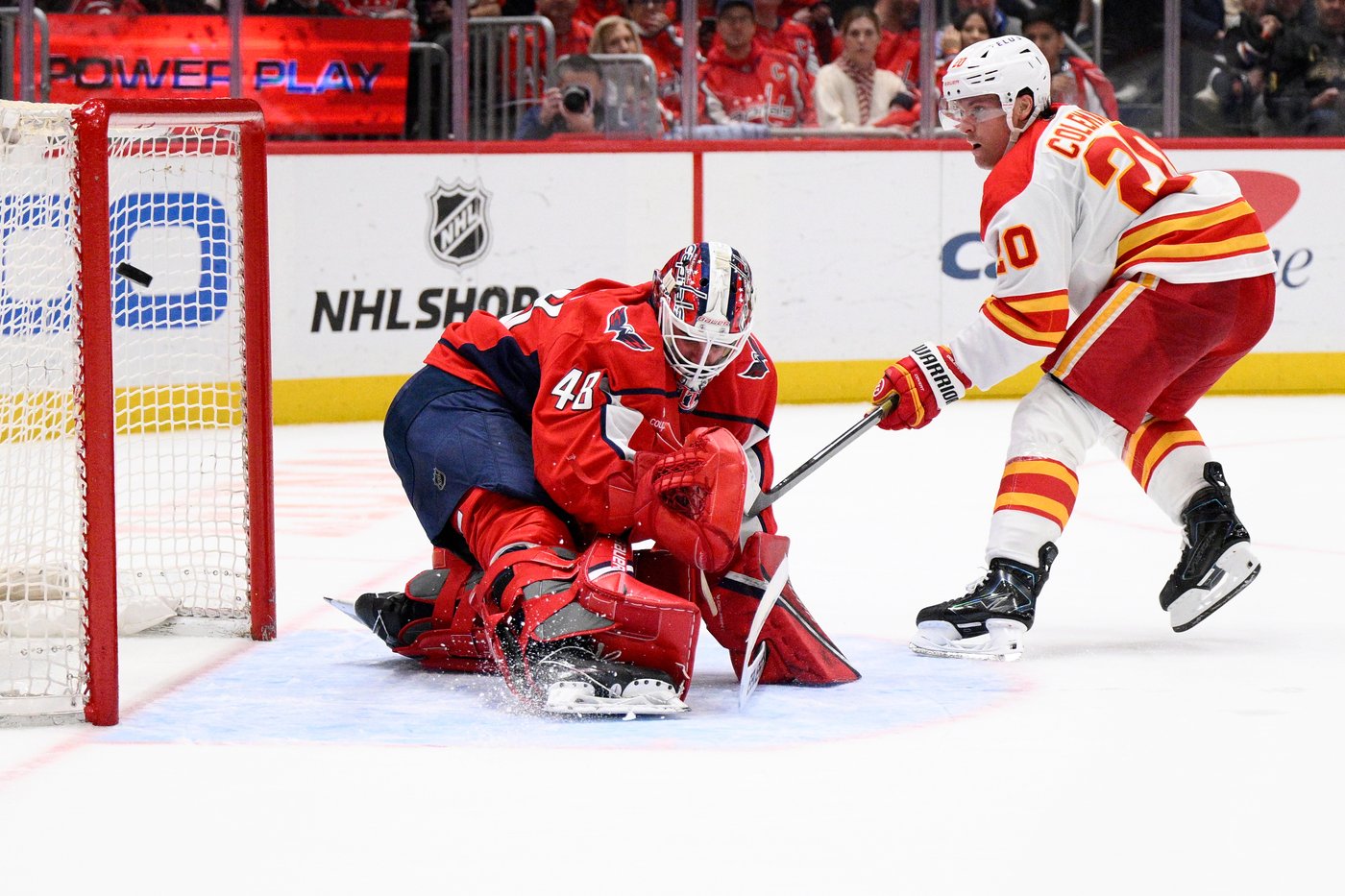Capitals snap 3-game skid with a 7-3 win over the Flames | iNFOnews.ca
