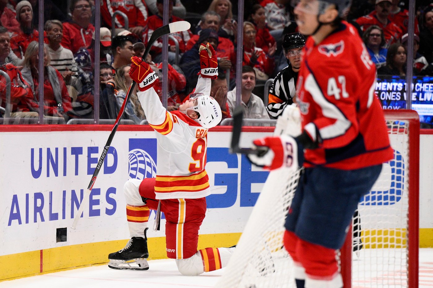 Capitals snap 3-game skid with a 7-3 win over the Flames | iNFOnews.ca