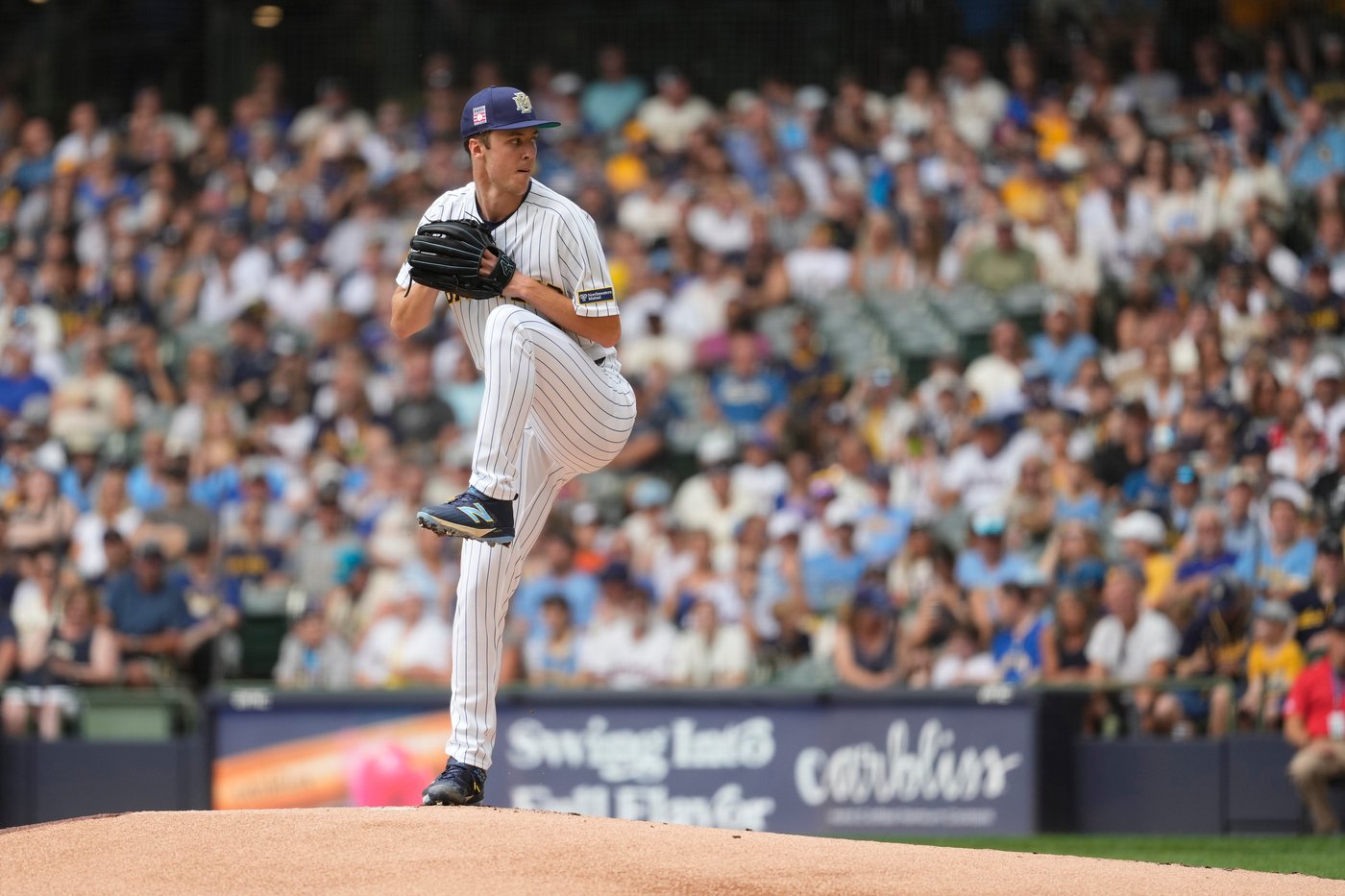 Jacob Misiorowski sets Brewers franchise record by starting game with 7 straight strikeouts | iNFOnews.ca