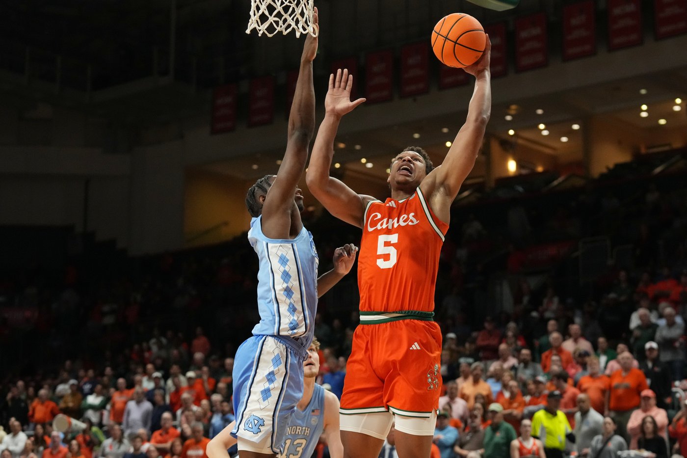 Miami never trails in 75-66 win over No. 11 North Carolina | iNFOnews.ca