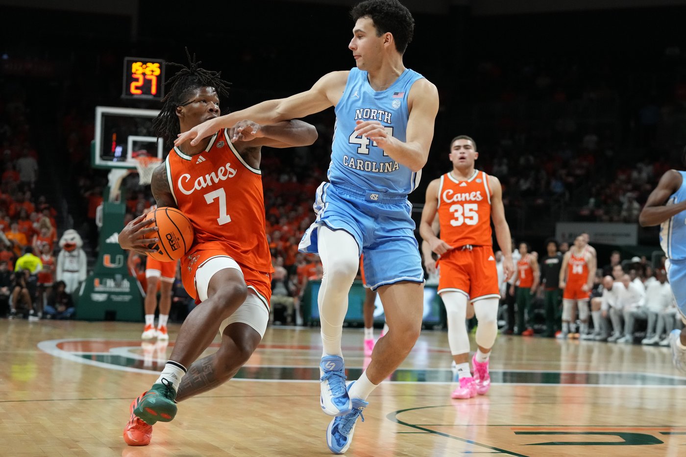 Miami never trails in 75-66 win over No. 11 North Carolina | iNFOnews.ca