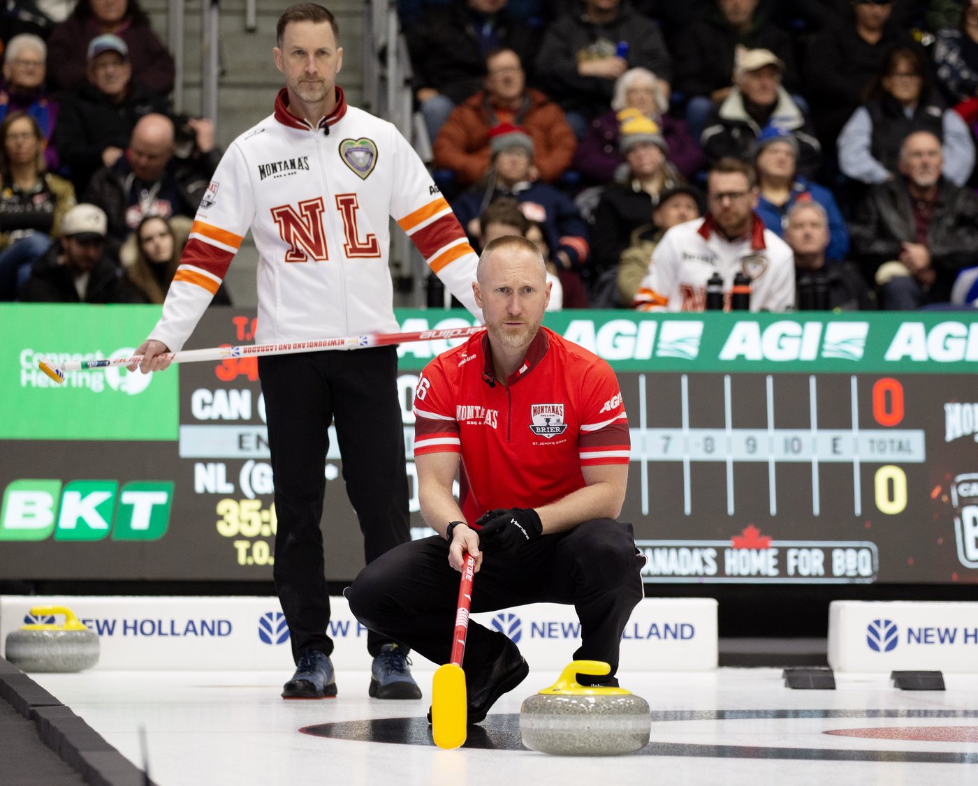 Gushue rides wave of hometown support to undefeated record in Brier pool play | iNFOnews.ca