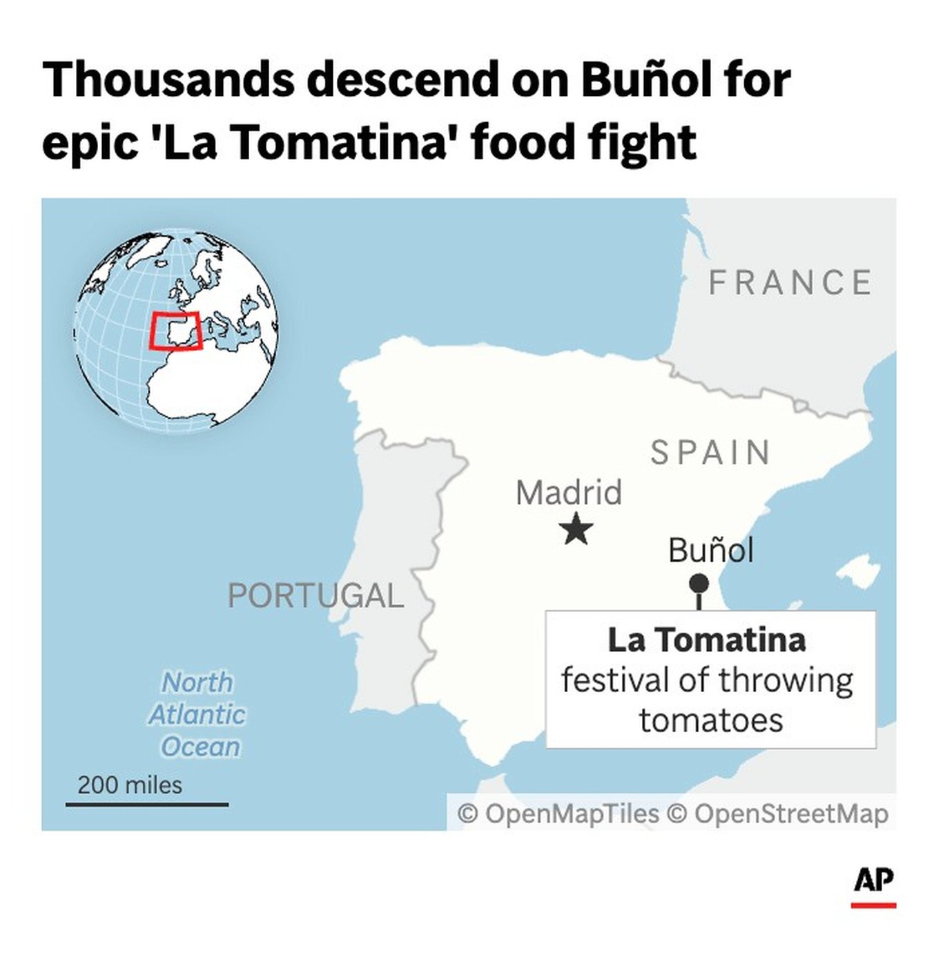 The epic La Tomatina food fight drew foreigners to paint a small Spanish town red | iNFOnews.ca