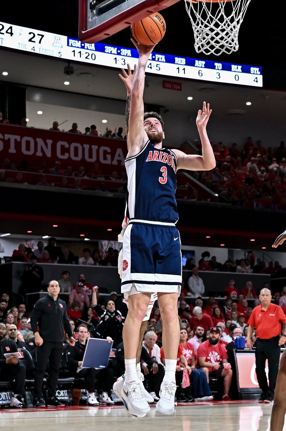 No. 4 Arizona steadies the ship with a gritty 73-66 win at No. 2 Houston | iNFOnews.ca