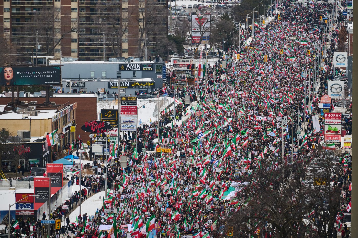 Hundreds of thousands march in Toronto rally in support of Iran protests | iNFOnews.ca