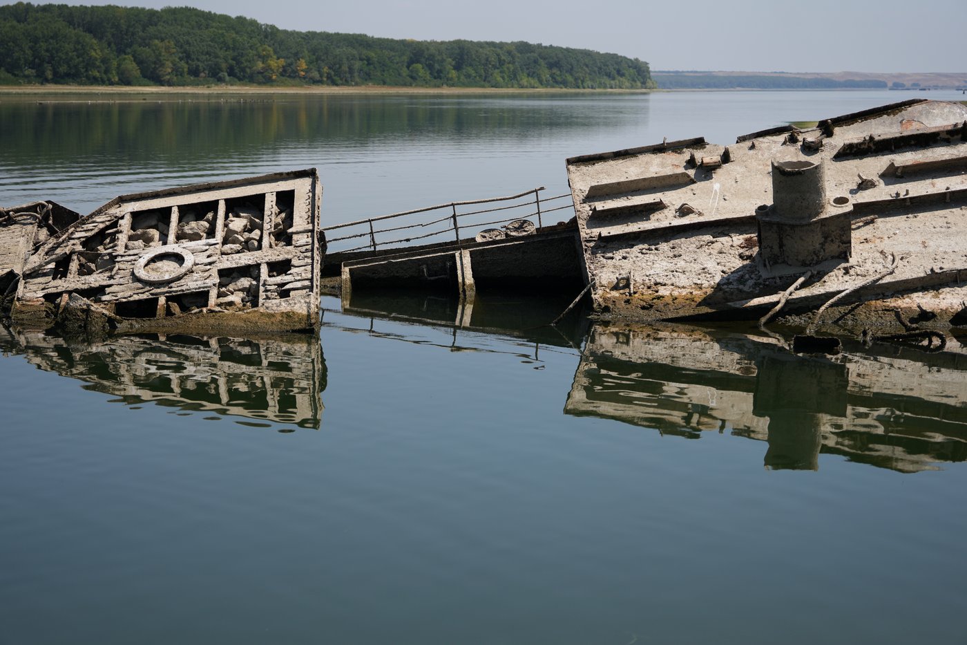 The Danube River's water is dropping so low that World War II ships are emerging | iNFOnews.ca