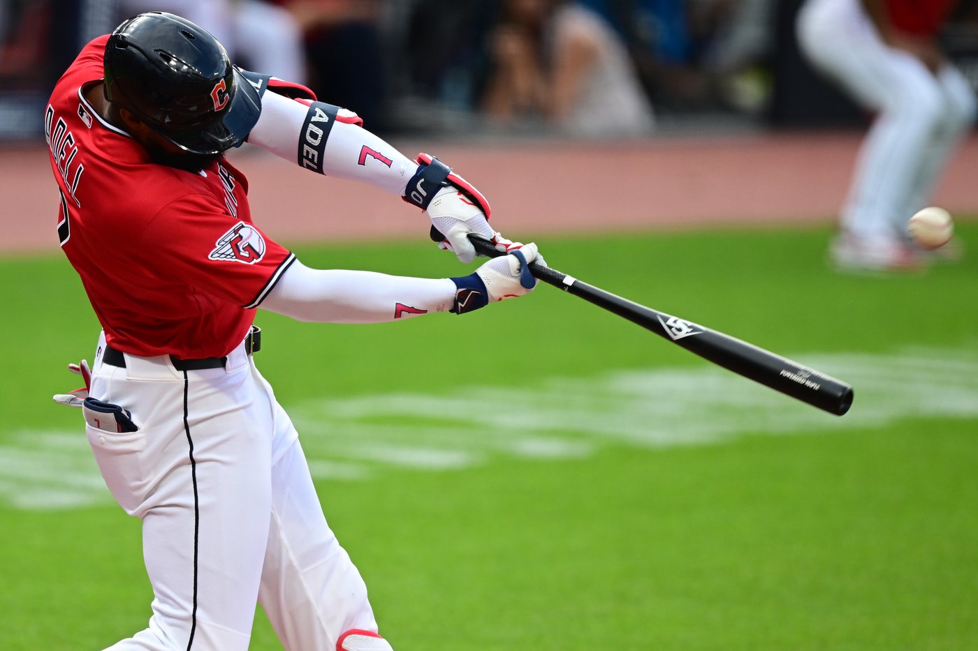Jo Adell’s night for the Guardians included a 455-foot homer, 6 RBIs, then an early exit | iNFOnews.ca
