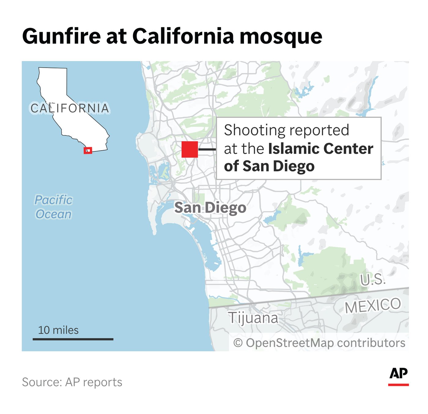 Police: Two suspects kill 3 people at a San Diego mosque before killing themselves | iNFOnews.ca