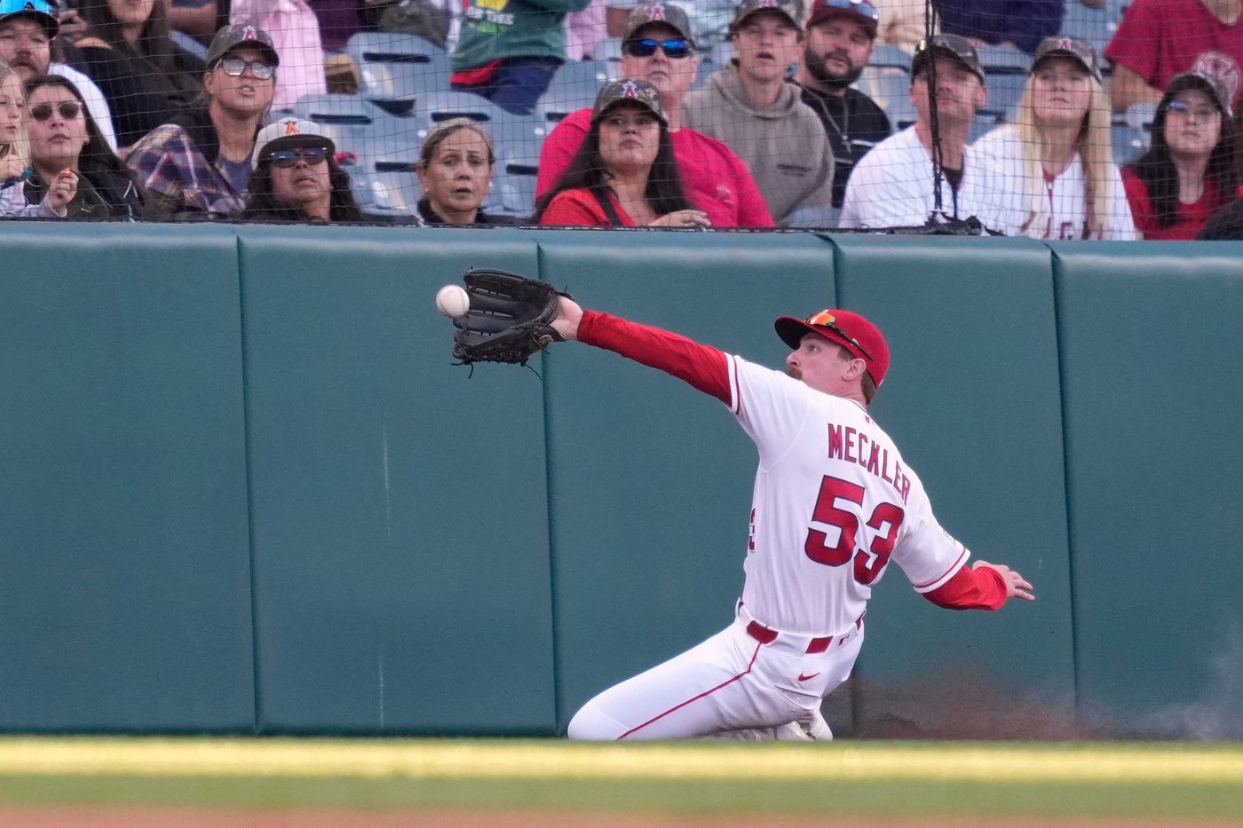 Wade Meckler homers, makes sliding catch in debut for hometown Angels | iNFOnews.ca