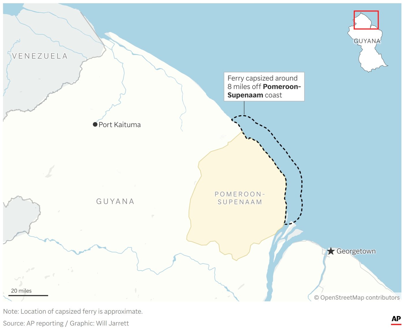 Guyana appoints experts tasked with investigating ferry capsizing that killed dozens | iNFOnews.ca