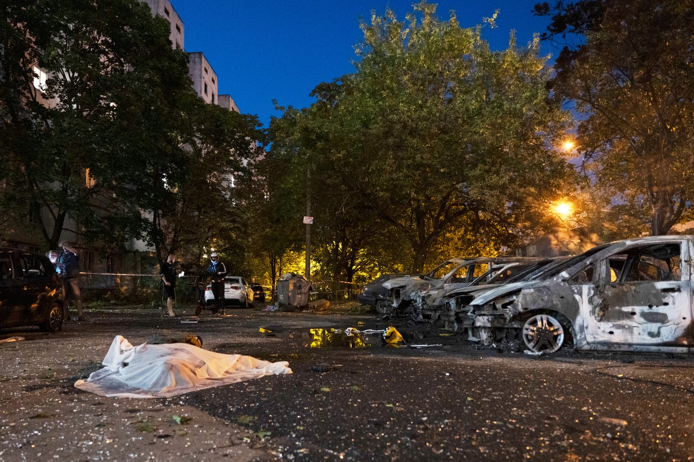 Photos show Russian missile and drone attack on Ukrainian capital Kyiv | iNFOnews.ca