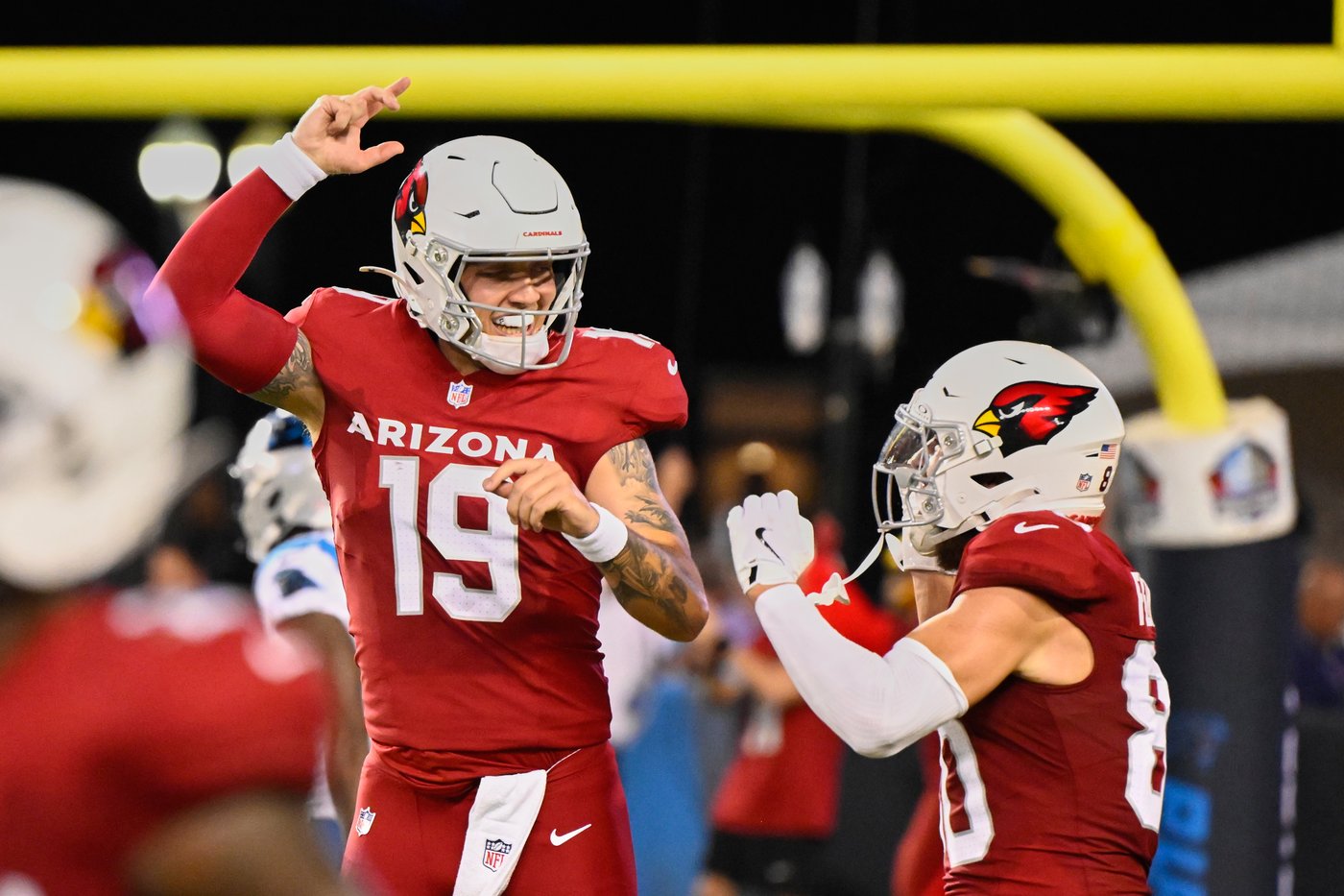 Undrafted rookie quarterback Haynes King leads Panthers to 33-30 comeback win over Cardinals | iNFOnews.ca