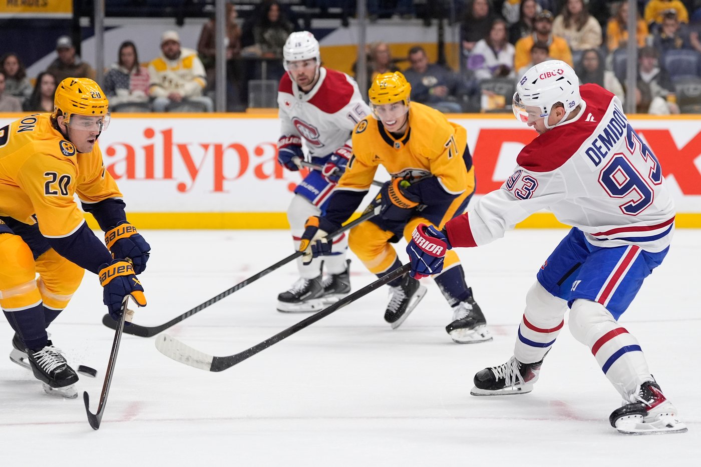 Canadiens win fourth straight by beating Predators 4-1 | iNFOnews.ca Canadiens win fourth straight by beating Predators 4-1 | iNFOnews.ca