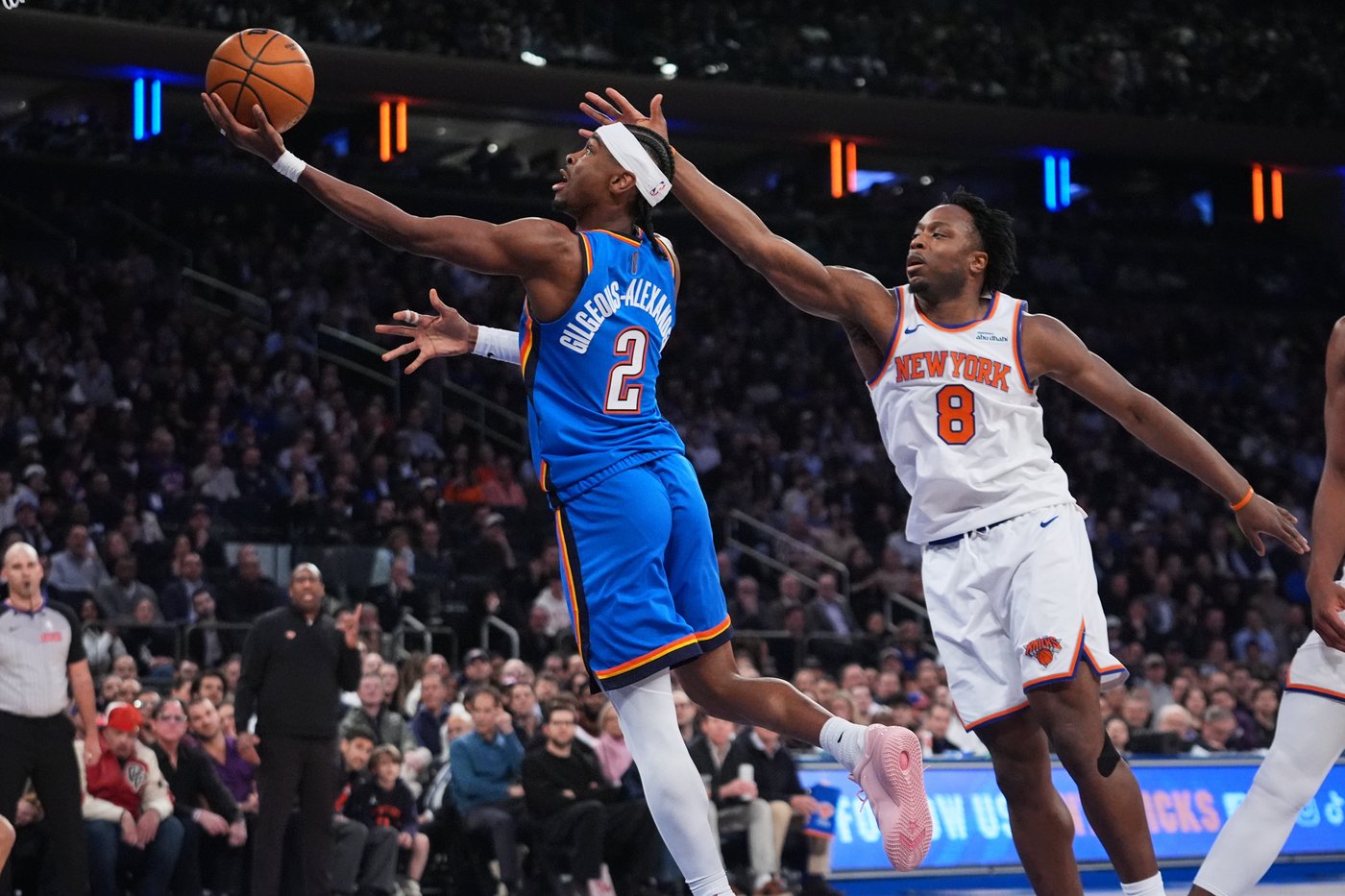 Holmgren and Gilgeous-Alexander help Thunder edge the Knicks 103-100 | iNFOnews.ca