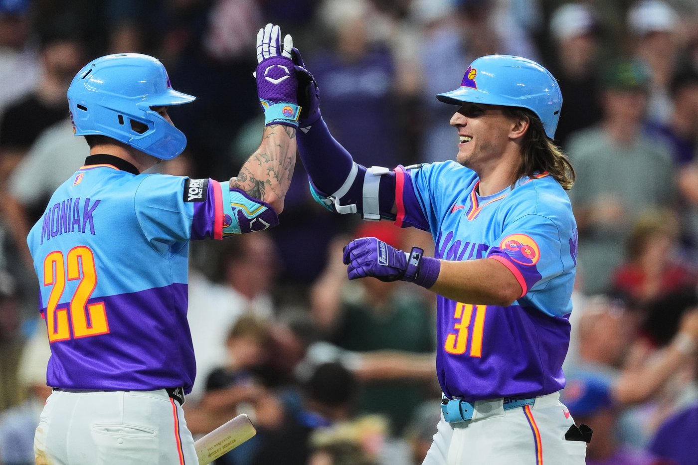 Jake McCarthy hits 2 HRs, drives in 6 runs in the Rockies' 15-3 romp over the Giants | iNFOnews.ca Jake McCarthy hits 2 HRs, drives in 6 runs in the Rockies' 15-3 romp over the Giants | iNFOnews.ca