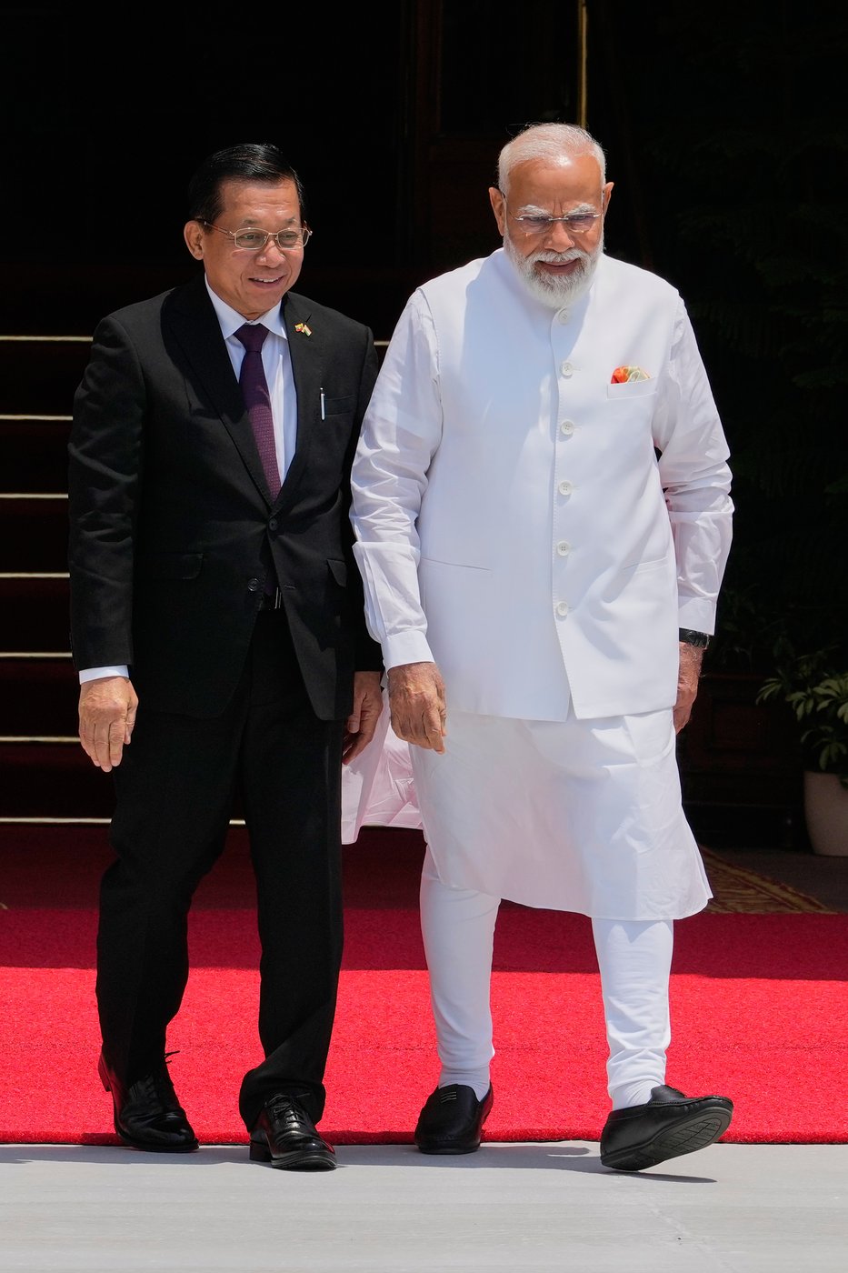 Modi meets Myanmar's military-backed president as India says engagement will continue | iNFOnews.ca