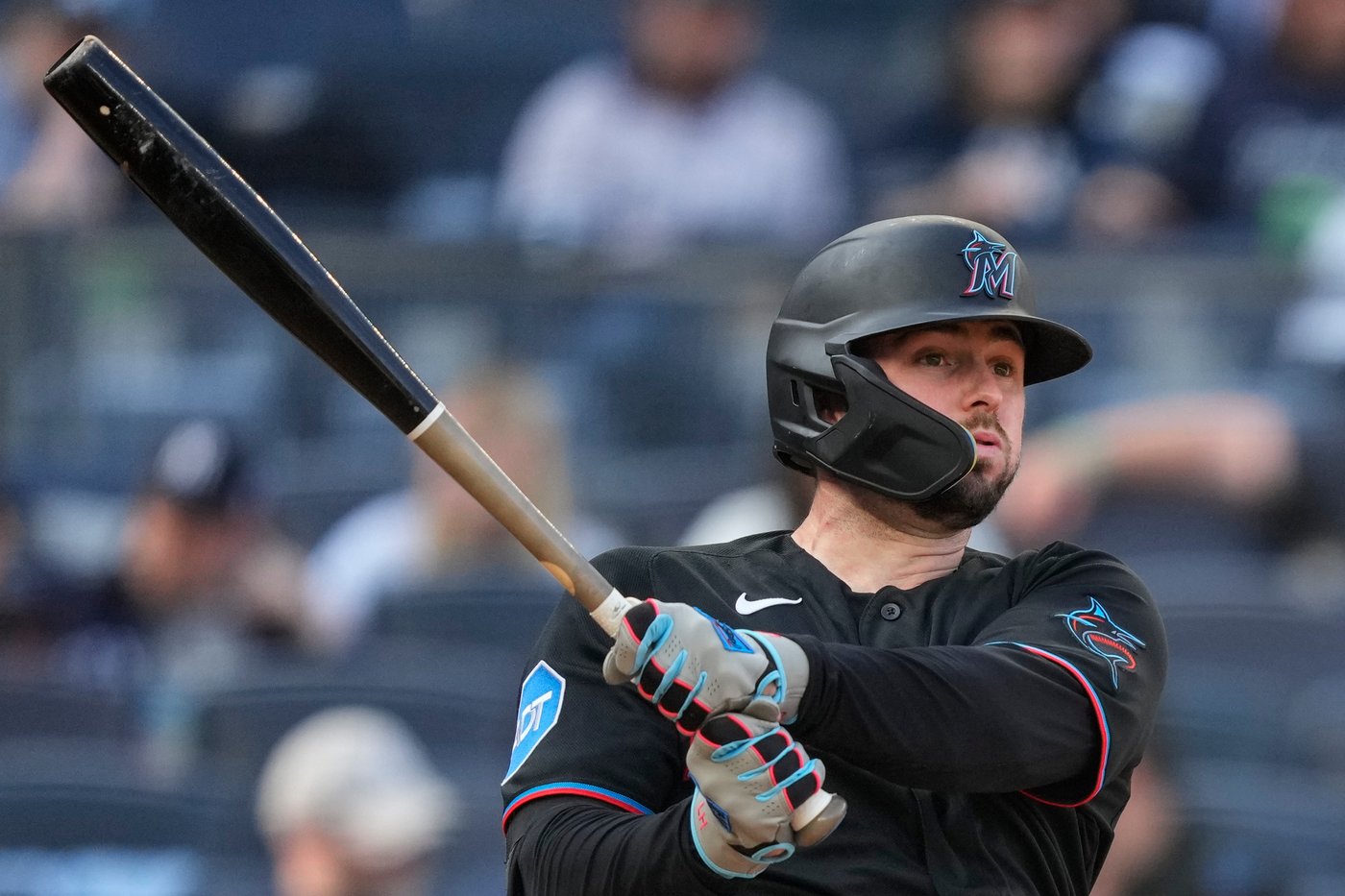 Marlins catcher Liam Hicks is struggling to throw out would-be base stealers | iNFOnews.ca
