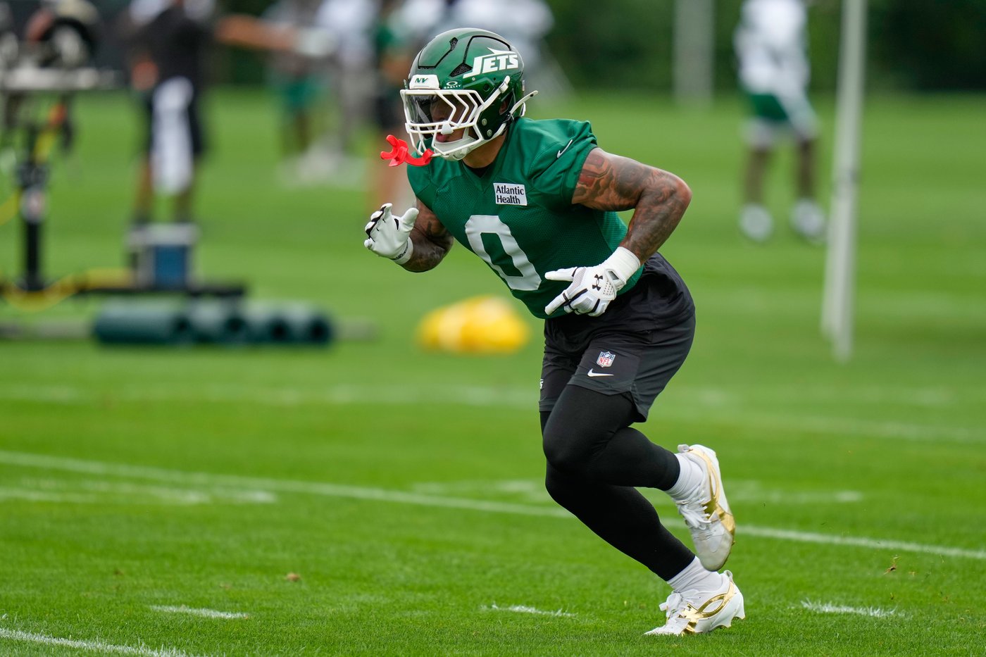 Jets rookie tight end Kenyon Sadiq has a setback in return from hernia surgery, out 'a little bit' | iNFOnews.ca Jets rookie tight end Kenyon Sadiq has a setback in return from hernia surgery, out 'a little bit' | iNFOnews.ca