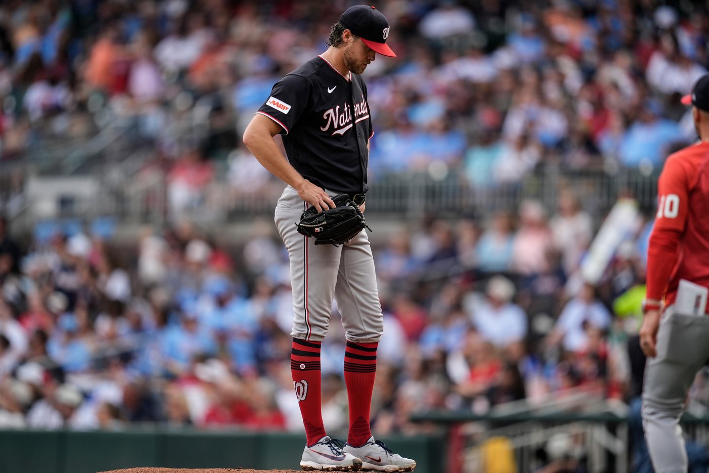 Jake Irvin throws 5 hitless innings in Washington one-hitter, but sore shoulder dampens the mood | iNFOnews.ca