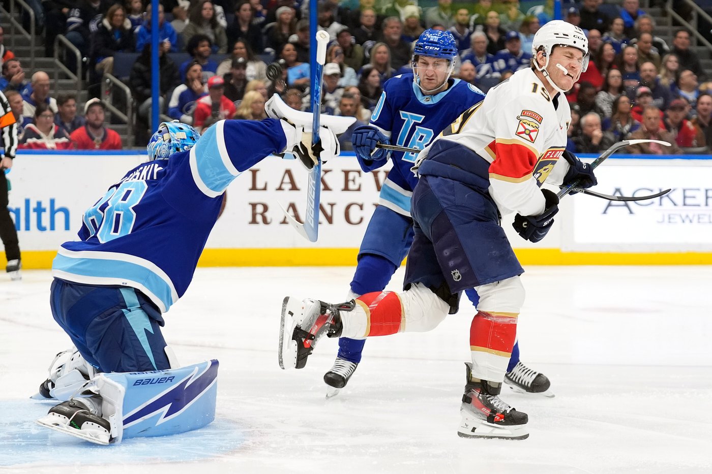 Vasilevskiy stops 33 shots, Lightning beat Panthers 6-1 in final game before break | iNFOnews.ca