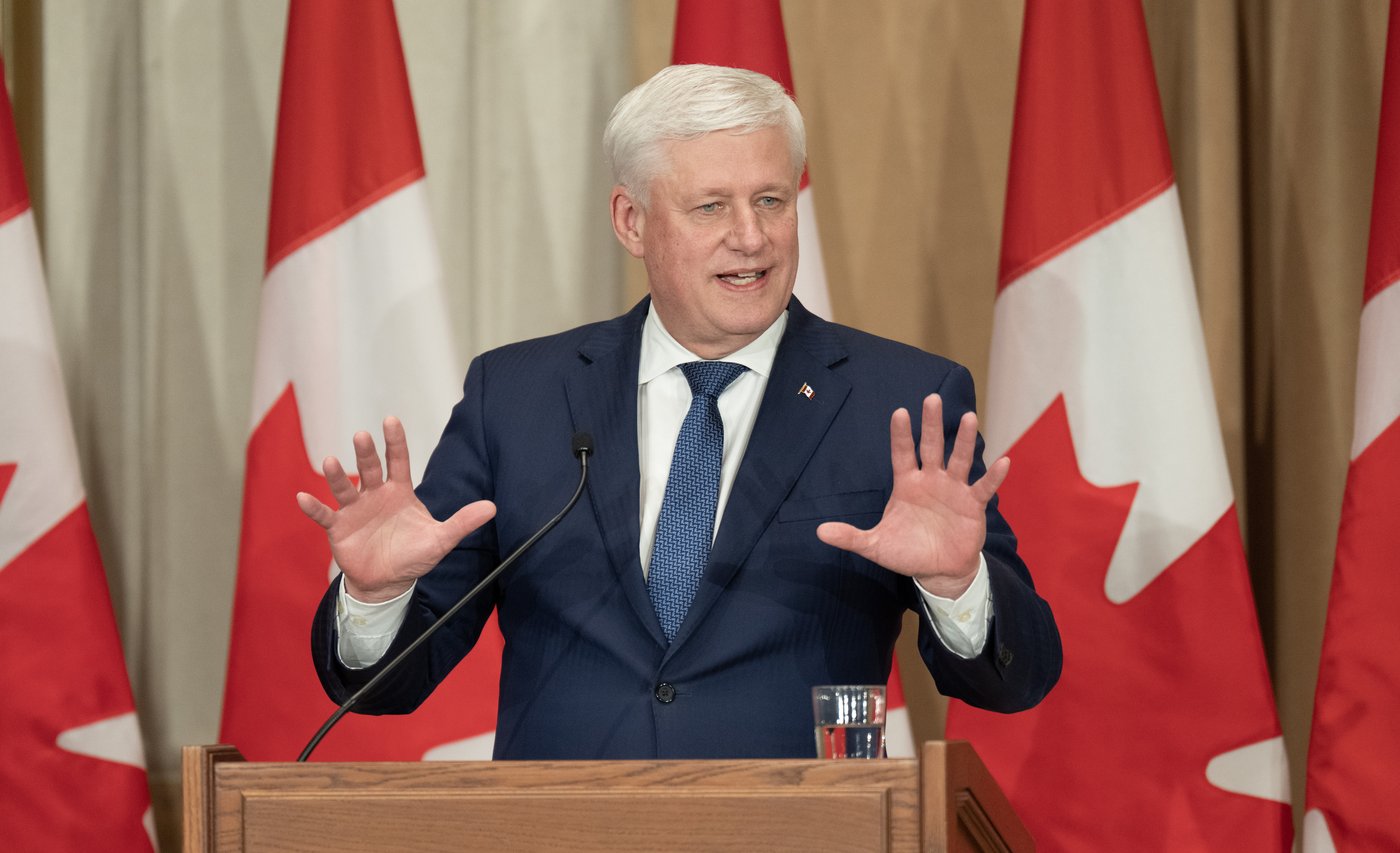 Harper says Canada's difficulties can't all be blamed on Trump in gala speech | iNFOnews.ca