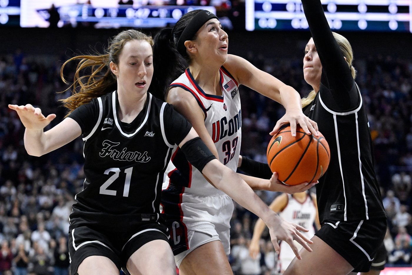 Fudd, No. 1 Huskies roll past Providence in season's final regular-season game at Gampel Pavilion | iNFOnews.ca