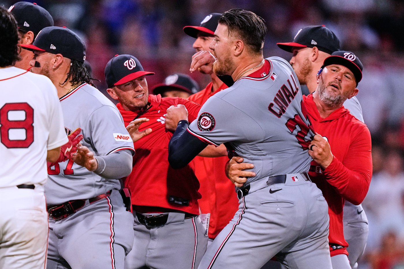Red Sox 1B Willson Contreras tossed for a 2nd straight game as benches clear against Nationals | iNFOnews.ca Red Sox 1B Willson Contreras tossed for a 2nd straight game as benches clear against Nationals | iNFOnews.ca