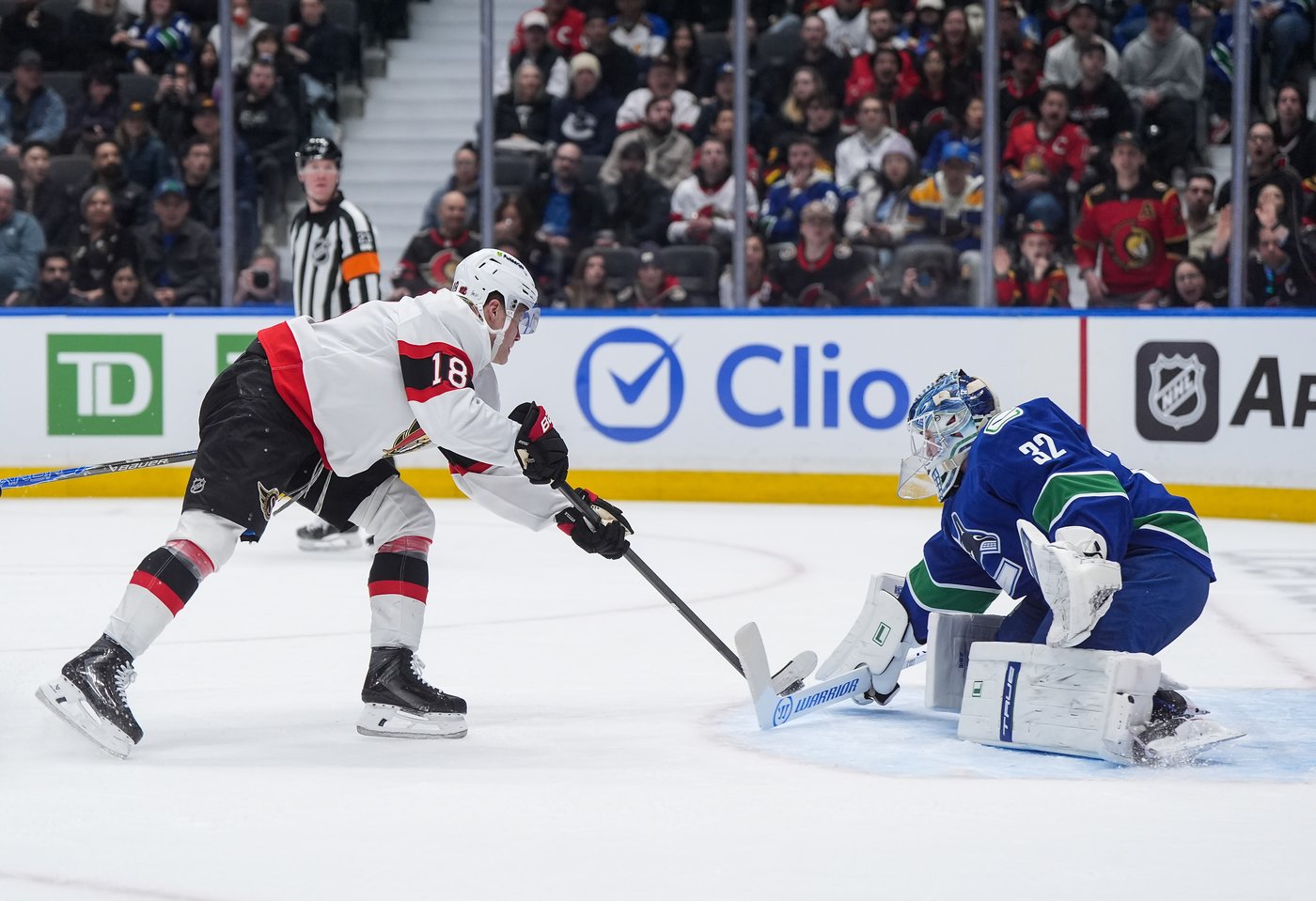Reimer's 16-save shutout powers Ottawa Senators to 2-0 win over Vancouver Canucks | iNFOnews.ca