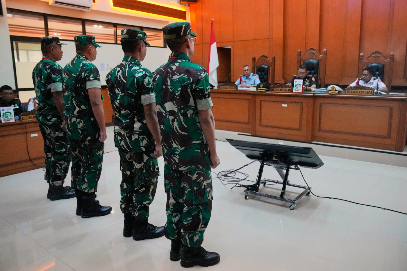 Trial begins for 4 Indonesian service members charged over acid attack on activist | iNFOnews.ca