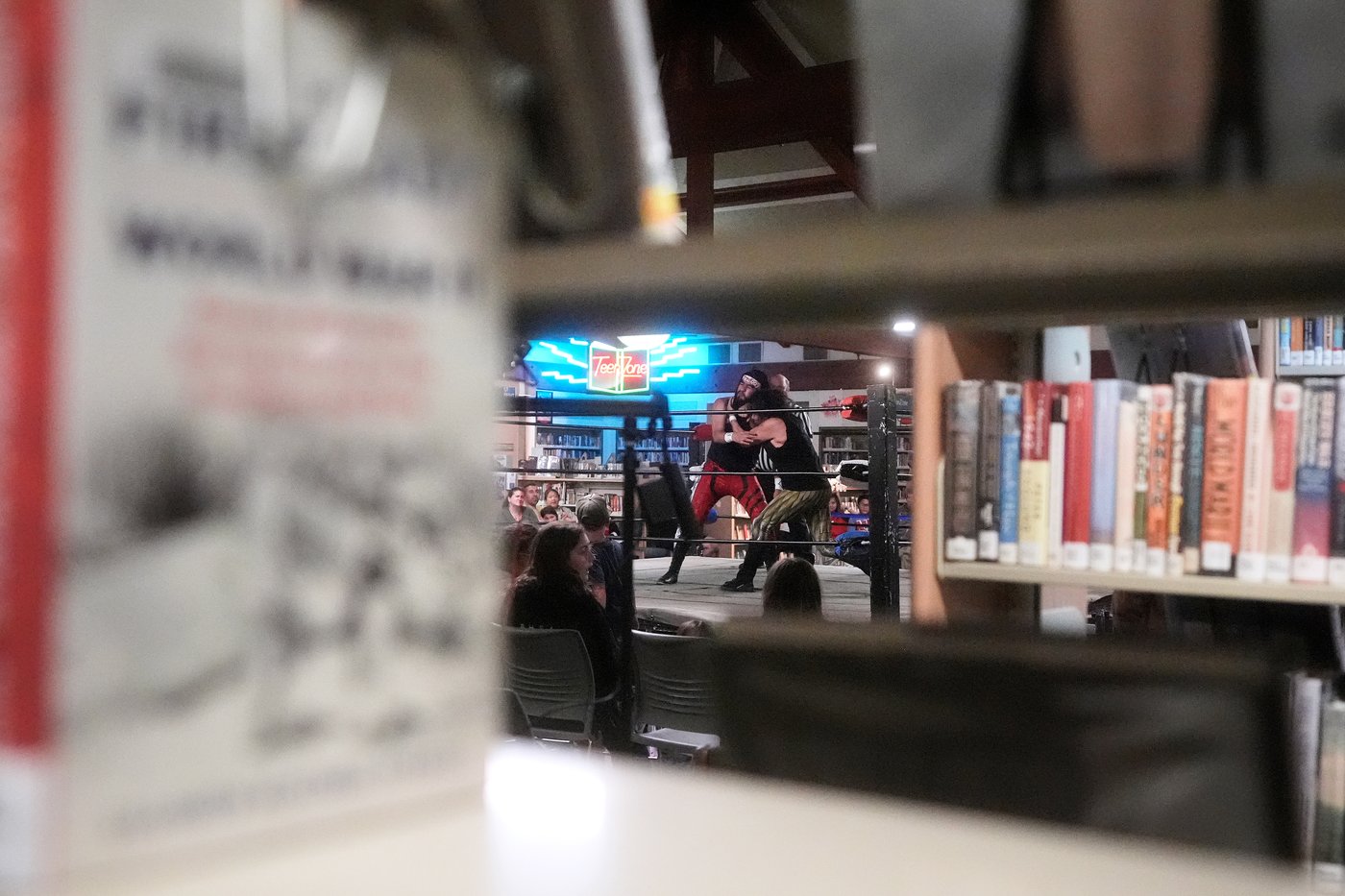 Wrestling matches provide an action-packed story time at US libraries, in photos | iNFOnews.ca