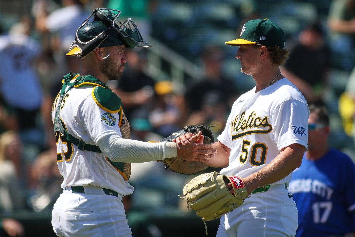Kurtz draws walk for 19th game in row, A's beat Royals 6-3 | iNFOnews.ca