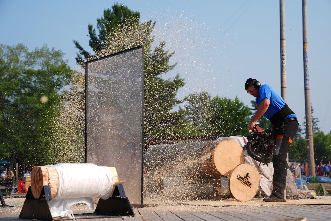 Flying axes and rolling logs at the Lumberjack World Championships, in photos | iNFOnews.ca