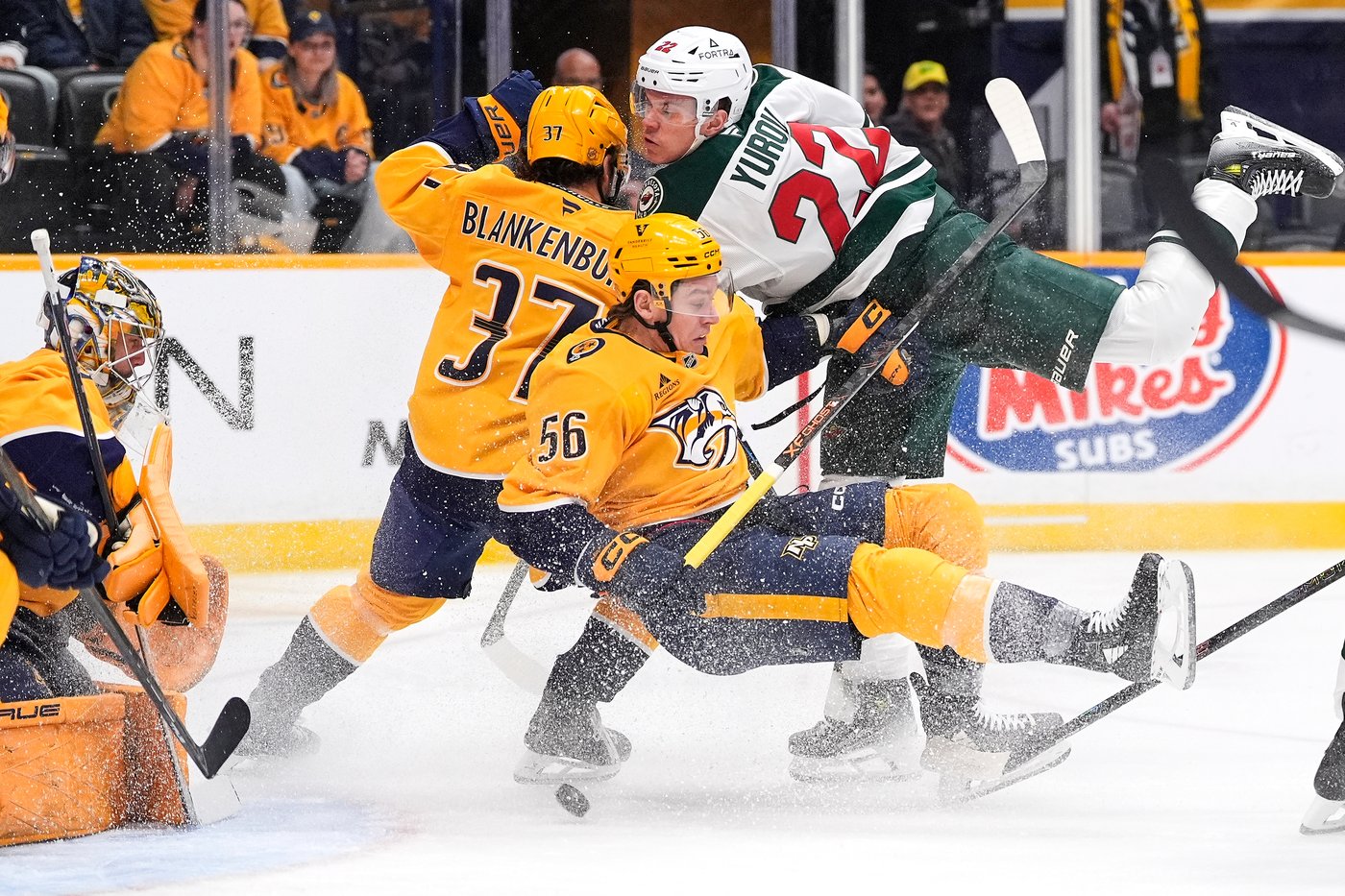 Boldy nets early hat trick and Spurgeon scores in OT as Wild beat Predators 6-5 | iNFOnews.ca