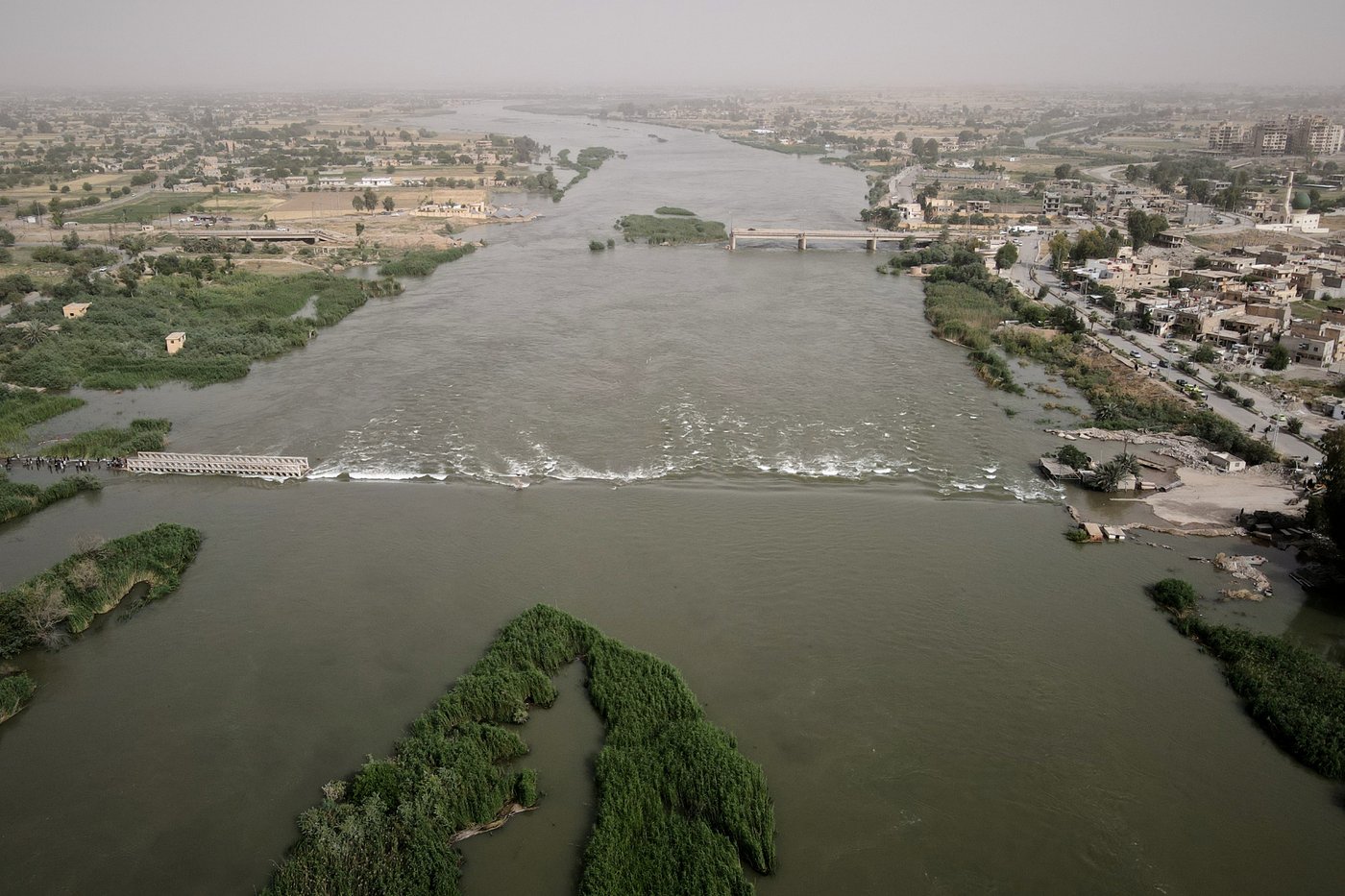 Photos of rare Euphrates River floods in Syria | iNFOnews.ca