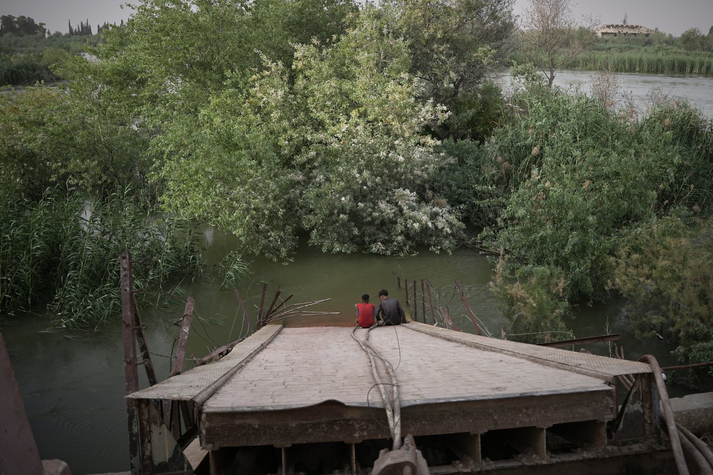 Photos of rare Euphrates River floods in Syria | iNFOnews.ca