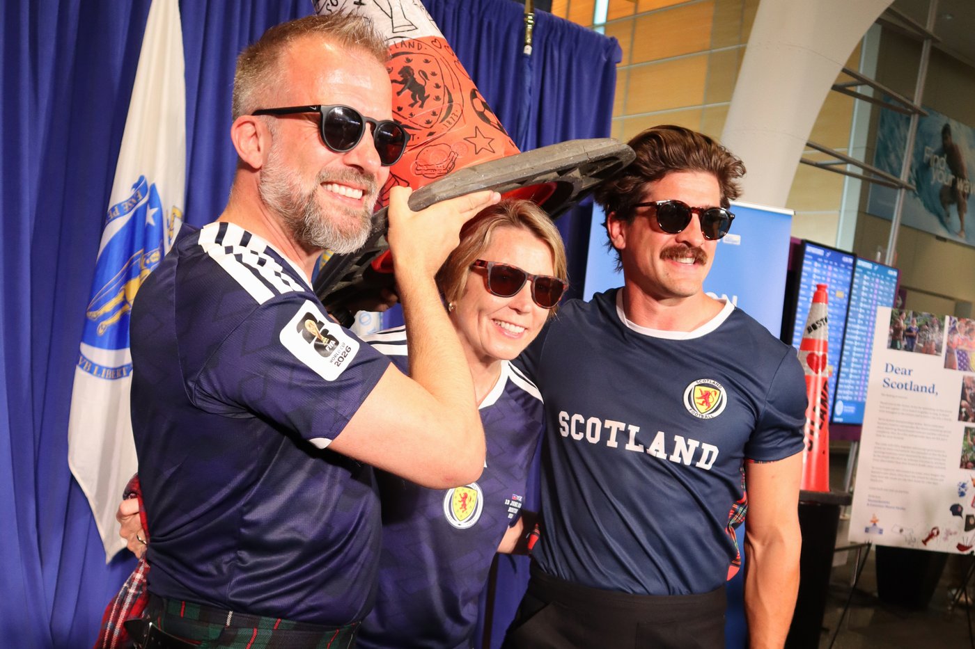 Scottish traffic cone gets dignitary's welcome in Boston after World Cup friendship | iNFOnews.ca