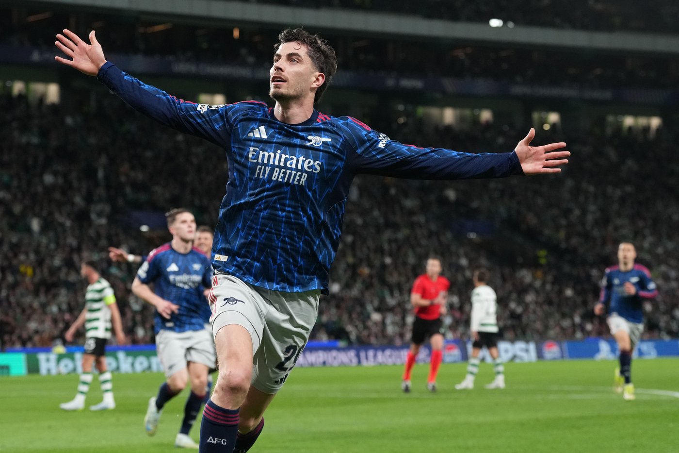 Arsenal beats Sporting Lisbon on Havertz's late goal in Champions League quarterfinals | iNFOnews.ca Arsenal beats Sporting Lisbon on Havertz's late goal in Champions League quarterfinals | iNFOnews.ca