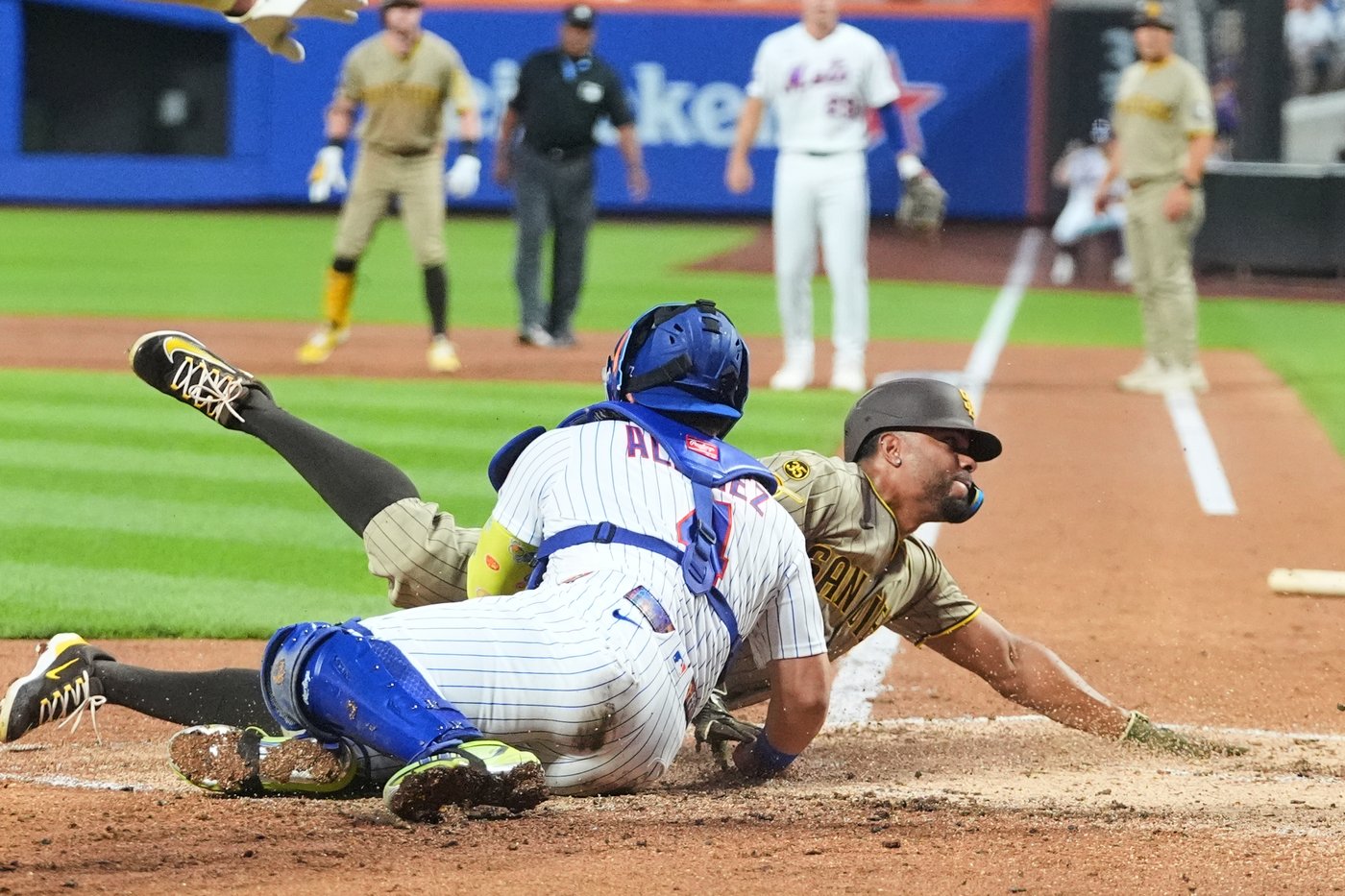 Benge and Ewing nail the Padres at home plate as the Mets hang on for a 2-1 victory | iNFOnews.ca Benge and Ewing nail the Padres at home plate as the Mets hang on for a 2-1 victory | iNFOnews.ca