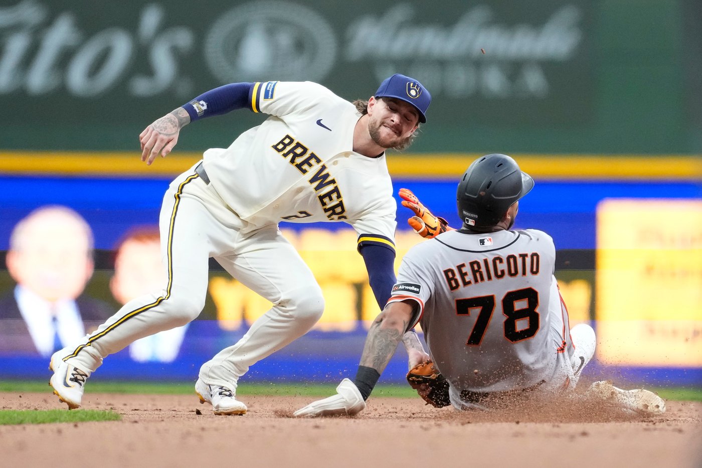 Webb and Bericoto lead the way as Giants hold off the Brewers 1-0 | iNFOnews.ca