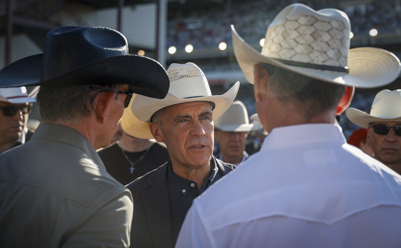 'It's looking good': Carney chats pipelines while mingling at Calgary Stampede | iNFOnews.ca