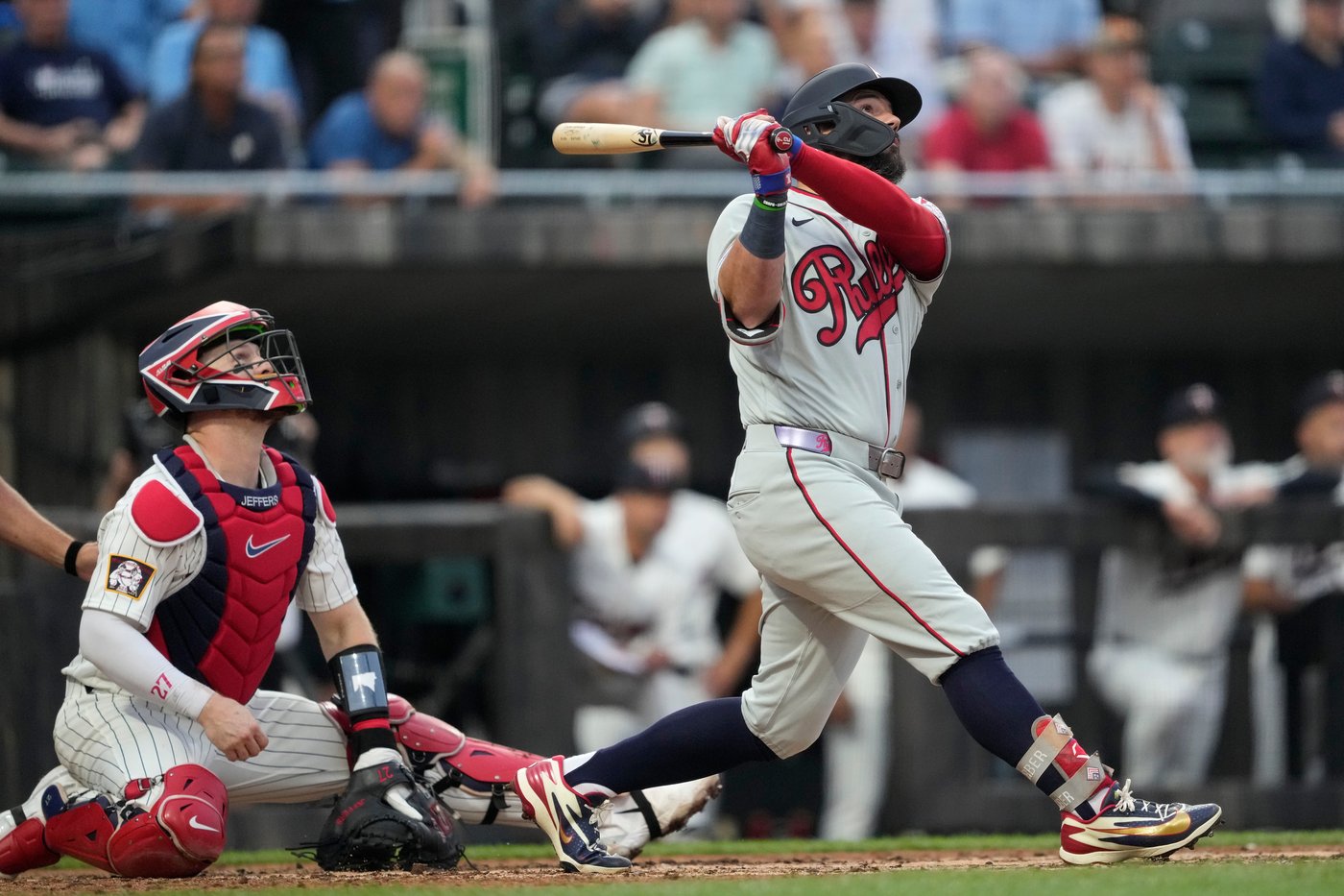 Phillies homer 3 times into the Field of Dreams corn in 7-1 win over Twins, with pair from Schwarber | iNFOnews.ca Phillies homer 3 times into the Field of Dreams corn in 7-1 win over Twins, with pair from Schwarber | iNFOnews.ca