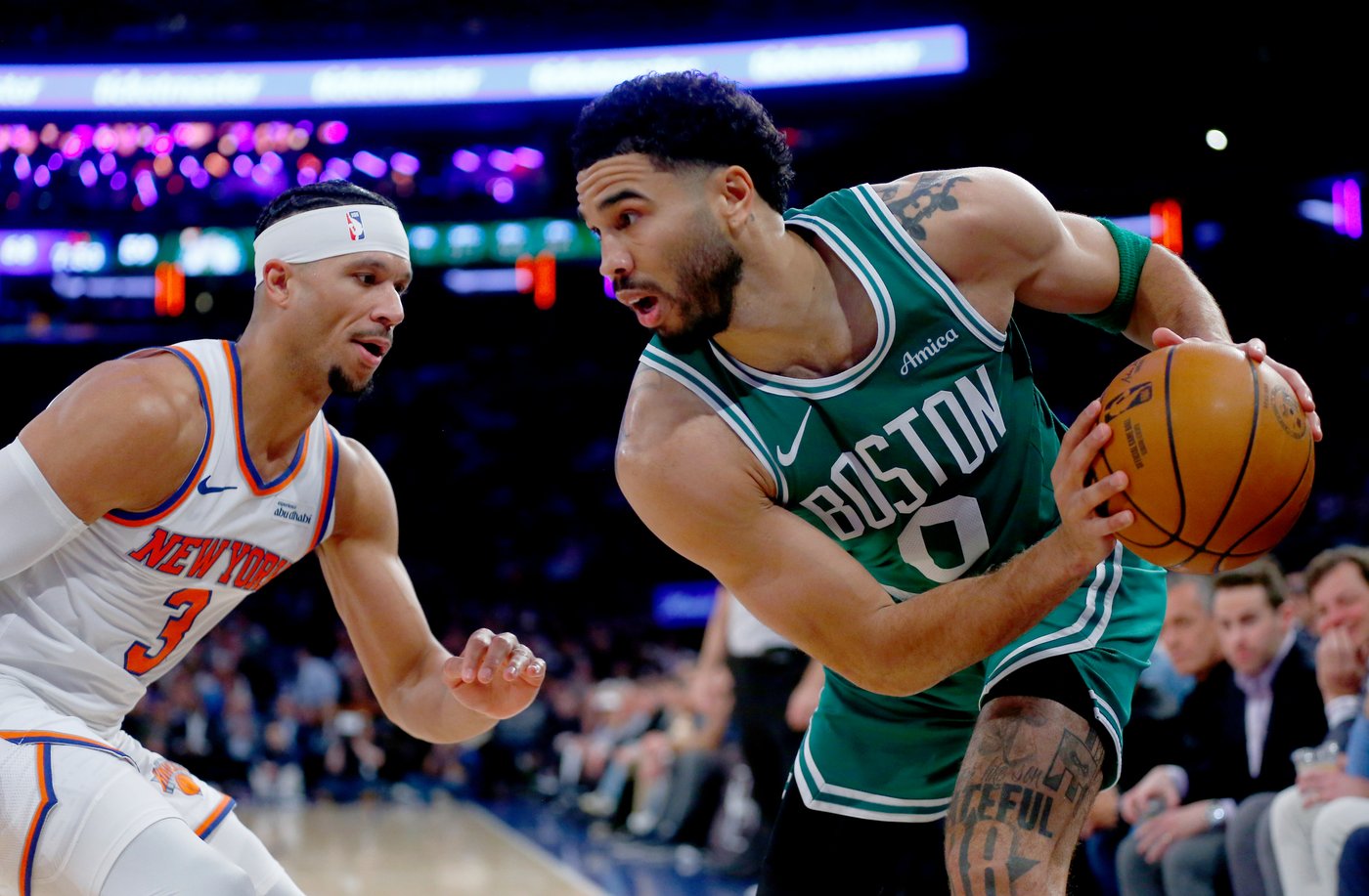 Jayson Tatum makes a strong return to Madison Square Garden, site of his injury in the playoffs | iNFOnews.ca