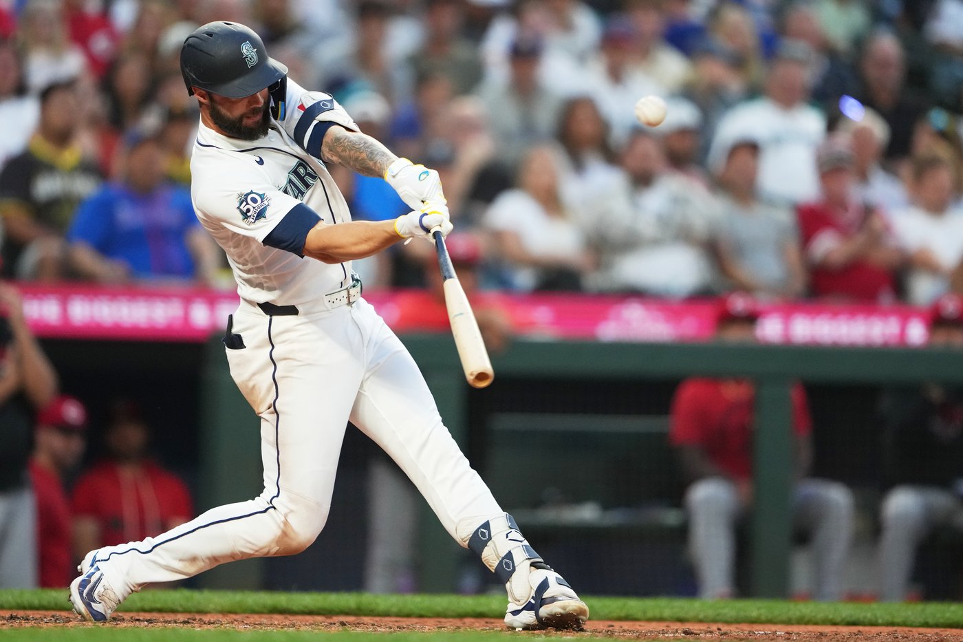 Raleigh hits 6th career grand slam and Kirby tosses 6 strong innings as Mariners blank Reds 8-0 | iNFOnews.ca Raleigh hits 6th career grand slam and Kirby tosses 6 strong innings as Mariners blank Reds 8-0 | iNFOnews.ca