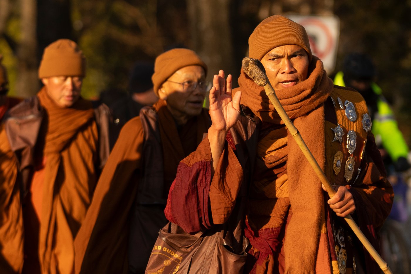 Buddhist monks' 15-week walk for peace ends in Washington, DC | iNFOnews.ca