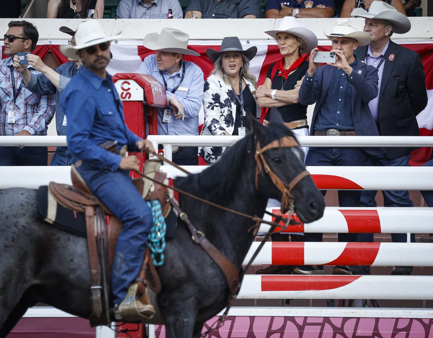 'It's looking good': Carney chats pipelines while mingling at Calgary Stampede | iNFOnews.ca