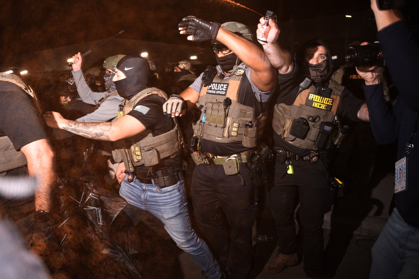 NJ state police set up protest zone outside contested immigration detention center as ICE leaves | iNFOnews.ca